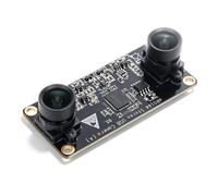 LICAEVEY 2MP Dual Lens Camera Module Support for AR0144 Sensor Chip, No Distortion Stereo USB Camera Module with USB2.0 Port for Depth Mapping and 3D Imaging