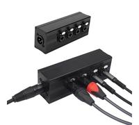 LICAEVEY 4 Way XLR to 1 4 Inch Combo Splitter，with Balanced Parallel Architecture for Mixers and Audio Interfaces