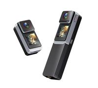 LICAEVEY 4K Action Camera, 30fps 20MP 1.3in Dual Touch Screen 6 Axis Stabilization 360 Deg Panoramic 98ft Water Proof 4K Pocket Camera Helmet Camera