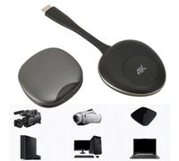 LICAEVEY 4K Wireless HDMI Transmitter and Receiver, 50m/164ft Long Range, Plug and Play Wireless HD Extender Dongle Adapter for TV Projector