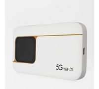 LICAEVEY 5G Mobile Hotspot WiFi 6 Device with 2.01 Inch Touch Screen 7100mAh Large Battery Portable Router SIM Card Slot Supports 16 Devices for Home and Travel