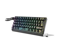 LICAEVEY 60% Wireless Mechanical Keyboard, Triple Mode 2.4G Bluetooth USB C RGB Backlit Gaming Keyboard, 61 Keys Rechargeable Portable for Android OS X Computers Tablets