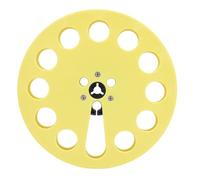 LICAEVEY 7 Inch 1/4 Takeup Reel, Replacement for Revox Reel to Reel Tape Player, Vintage ABS Empty Tape Reel with 12 Holes (yellow)