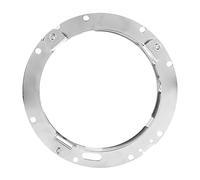 LICAEVEY 7" Round Ring Headlight Mounting Bracket, Aluminum Alloy with Vibration Dampening Springs, Replacement for Jeep Wrangler, Black Motorcycle Headlight Support Holder (Silver)