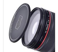 LICAEVEY 82MM Magnetic/Thread Mount Lens Cap, Aluminum Alloy Flocking Protective Cover with Dual Mounting for Filters and Camera Lenses, Quick Access Cap for Photography