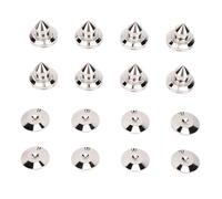 LICAEVEY 8pcs Speaker Isolation Spikes Pads, Spikes Floor Protectors, Copper Adjustable Turntable Feet for Speaker Amplifier Subwoofer CD DVD Player DAC