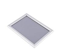 LICAEVEY A4 Aluminum Snap Picture Frame Durable and for Easy Poster Change Wall Display for Home Office Silver