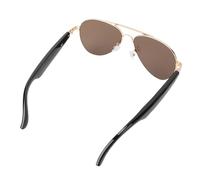 LICAEVEY AI Translation Glasses, Real Time Translation, Multi Functional Bluetooth Music, Lightweight Smart Control for Travel Work Meetings