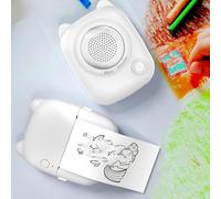 LICAEVEY AI Voice Printer, Portable Thermal Printer with Mobile App Control, Cordless No Ink Printing, Multilingual Support for Home, School Learning and Creative Projects