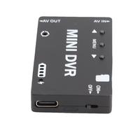 LICAEVEY Aluminum Alloy Shell Mini Fpv Dvr Module, NTSC PAL Switchable Video O Recorder with Built In 3.7V 400mAh Battery for RC Models, Low Power 200mA Working Current