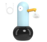 LICAEVEY Automatic Foaming Soap Dispenser, Touchless, Sensor, Foam Soap, Hand Electric, Rechargeable, Yellow, ABS, Cute Cartoon Duck Design, Countertop, Rechargeable (Type 1)