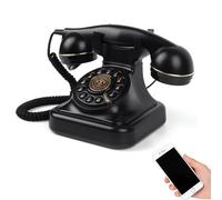 LICAEVEY Bluetooth Retro Phone, Old Fashion Landline Telephone with Speakerphone, Wireless USB Rechargeable Vintage Style Home Phone for Calling Music Playback