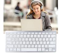 LICAEVEY Bluetooth Wireless Keyboard, Super Slim Scissor Switch Ergonomic Bilingual Keyboard with Non Slip Pad for PC Laptop Tablet Smartphone SmartTV (Traditional Chinese)