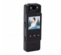 LICAEVEY Body Worn Camera, 4K HD Wearable Video Recording Camera with 180° Rotating Lens and Motion Detection, for Vloggers, Security and Everyday Use (64GB)