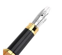 LICAEVEY Calligraphy Pen Art Broad Stub Nib, Gothic Italic Arabic Writing Pen with Piston Ink Reservoir, Bamboo Handle Calligraphy for Artist Student, 1.5mm (tip 2.9mm)