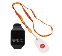 LICAEVEY Caregiver Pager, Wireless Nurse Alert System, SOS One Touch Call IPX7 Water Proof Stable Signal 100 Meter Range for Elderly Patient Home Safety