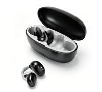 LICAEVEY Clip On Bone Conduction Earbuds, Wireless Bluetooth 6.0 Open Ear Headphones with AI Clear Calls 40H Playtime IPX7 Water Proof, for Sports Running Travel Work (Black Gray)
