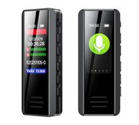 LICAEVEY Clip-on Digital Voice Recorder, 1.47-Inch Color Screen Dictaphone with Playback and 512GB Support for Meetings Lectures Interviews