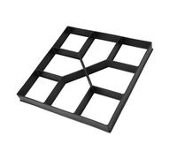 LICAEVEY Concrete Mould, Reusable Stepping Stone Mold with Multi Shape Paver Form, Walkway Mold for Garden Path, Cement Patio Paver Maker, Lawn Edging Tool