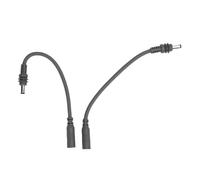 LICAEVEY DC Power Cable Extension Cord, Mini Dish Adapter with Water Proof DC Connector, 2 Pack Male to Female for Satellite Device, Antioxidant PVC, 5A 100W 20cm 0.66ft
