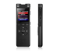 LICAEVEY Digital Voice Recorder, Smart Voice Activated Voice Recorder with 1536Kbps Lossless Sound Quality, Recording Encryption for Secure Lecture and Meeting Recording (64G)