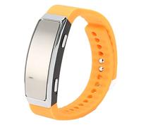 LICAEVEY Digital Voice Recorder Watch with Timestamp, 20Hr Voice Activated Recording Bracelet, Rechargeable Hidden Audio Recorder(Supports MP3/WAV) (Orange)
