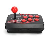 LICAEVEY Ergonomic Wired Fight Stick with Round Control Buttons, Play Various Games Comfortably