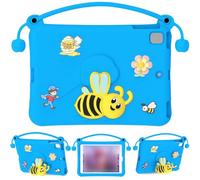 LICAEVEY EVA Protective Case Fits for 10.2 Inch 9th 8th 7th Gen, Air 3 10.5, Pro 10.5, Washable Shockproof Tablet Cover with Built-in Stand, Lightweight Kid Friendly (Blue)