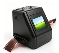LICAEVEY Film Slide Scanner for PC Laptop Smartphone Tablet, Convert 135 126 110 Super 8 Films Slides Negatives to Digital JPEG Photos 22MP with 2.0in LCD Screen