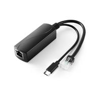 LICAEVEY Gigabit PoE Splitter for Pi 5/5B | IEEE 802.3af Compliant PoE to USB-C Adapter | 5V 4A Output | 1000Mbps Ethernet Power Splitter