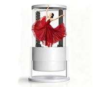 LICAEVEY Holographic Bluetooth Speaker, 360 Degree HD LED Hologram Projector, AI Advertising Display, 5D Naked Eye Visuals, WiFi App Control for Bar Parties Retail Exhibition