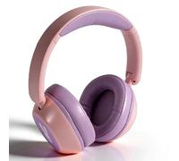 LICAEVEY Kids Bluetooth Headphones, Colorful LED Lights, BT6.0 Wireless Wired Over Ear Headset with Safe Volume Limit, 25H Playtime for Mobile Phone Tablet Laptop (Pink)