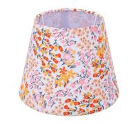 LICAEVEY Lamp Shade Vintage Floral with French Romantic Pattern, Fabric Lampshade for E27 E14 Table Lamp Bedside, Small Tapered Lampshade for Home Decor, Cotton (B)