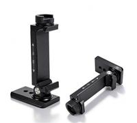 LICAEVEY Magnetic Phone Mount, CNC Metal Multi Functional Tripod Ball Head Holder with Fast Release Plate, Spring Loaded Clamp for Live Streaming, Vlogging, Travel