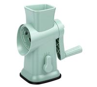 LICAEVEY Manual Ice Shaver Machine, Hand Cranked Shaved Ice Maker with Strong Suction Cup Base, Portable Snow Cone Crusher for Hawaiian Shaved, Smoothies, Cocktails, Summer (Green)