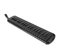 LICAEVEY Melodica 37 Key Wind Musical Instrument for Beginner, Portable Keyboard Melodica with Blowpipe, ABS Resin Body with Brass Base Plate, 37 Keys Keyboard (Black)