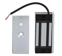 LICAEVEY Mini Electromagnetic Lock, DC24V 60KG Electronic Magnetic Door Lock with Power On for Glass Doors, Remote Electromagnetic for Wooden Doors, Metal