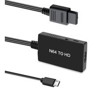 LICAEVEY N64 to HDMI Converter, N64 Adapter with 720P 1080P Output Support 4:3 or 16:9 Mode, for HDTV Monitor Projector