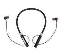 LICAEVEY Neckband Earbuds, Ergonomic Magnetic Ear Hooks, Wireless Bluetooth 5.2 IPX5 Water Proof Headphones, Enhanced Bass for Sports Workout and Gym (Black)