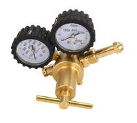LICAEVEY Nitrogen Regulator HVAC Kit, Brass Pressure Control Valve 0-800 PSI with T Handle, CGA580 Inlet for AC Test, 1/4in Male Flare Outlet, 60in Hose with Filtration