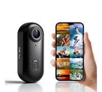 LICAEVEY Pet Collar Camera 1080P HD Wireless, Wide Angle Magnetic Wearable Video Recorder with Back Clip, Small Action Camera for Outdoor Sports Vlogging First Person View Recording (Black)