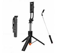 LICAEVEY Phone Tripod Selfie Stick, 3.3FT Portable Extendable ABS Metal Stand with Wireless Remote, for OS X Smartphones 6 to 9cm Wide Outdoor Travel