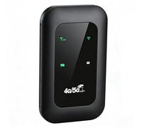 LICAEVEY Portable 4G WiFi Hotspot with 300Mbps High Speed, Supports 10 Device Connections and SIM Card Slot for Travel Business and Party（Supports 5G SIM cards）