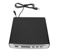 LICAEVEY Portable Car CD Player, External CD Drive with USB AUX FM, Anti Shock Resume Playback for Car Navigation PC Laptop