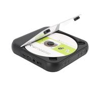 LICAEVEY Portable CD Player, Bluetooth Retro Style Double Speakers Music Player, Rechargeable 2000 MAh Battery, Compatible with Smartphones, Laptops