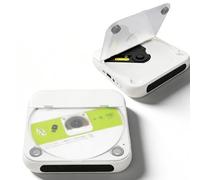 LICAEVEY Portable CD Player High Fidelity Sound, Bluetooth Car CD Player with 3.5mm AUX Port FM Radio, 2000mAh Battery 6H Playback Anti Skip for Home Travel