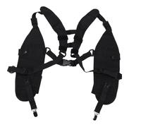 LICAEVEY Radio Chest Harness Vest，Double Shoulder Work Vest | Double Shoulder Radio Vest, Secure Fit Holster Harness for Two-Way Radio Field Work.