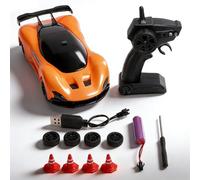 LICAEVEY RC Drift Car 1:20 Scale, 4 High Speed Remote Control Car with Colorful LED Running Lights for Night Driving, Racing and Drifting, for Kids Adults Enthusiasts