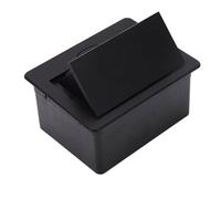 LICAEVEY Recessed Pop Up Power Outlet with USB C & Type C, Aluminum Alloy Desktop Socket for Kitchen Counter, Water Proof Receptacle for Office Desk, PC Flame Retardant Bottom Box