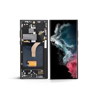 LICAEVEY Replacement Screen for S 22 Ultra 5G SM-S908U/S908U1/S908W/S908A US Version | 6.8" Dynamic OLED 2X Display Digitizer Assembly with Frame & Fingerprint Sensor (Frosted Black)